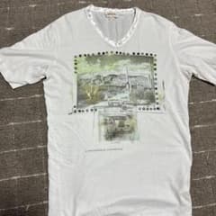 DIESEL Tシャツ ホワイト スタッズ付きのサムネイル
