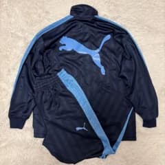 水色 希少色 日本製 PUMA プージャ ジャージ セットアップ あのちゃん