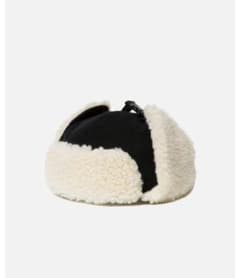 Corduroy Bomber Cap -Black x White-のサムネイル