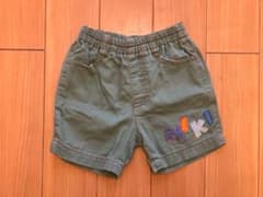 ミキハウス　ハーフパンツ　80 カーキのサムネイル
