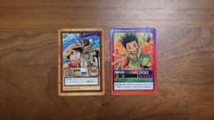 ジャンプフェスタ2000 特典カード　ワンピース　　ハンターハンターのサムネイル