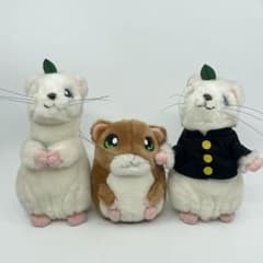 バンプレスト しあわせソウのオコジョさん ぬいぐるみセット レトロ
