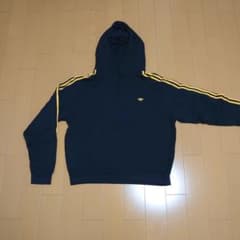 アディダス・マークゴンザレス フーディー・パーカー XOサイズ 黒×黄のサムネイル