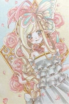 イラスト 手描き ポストカード 【blossom】のサムネイル