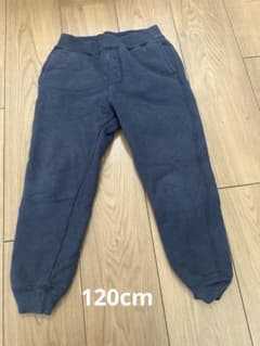 ユニクロ　裏ボア　スウェットパンツ　120cm ネイビーのサムネイル