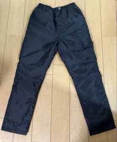 キッズ ロングパンツ 130cm 裏フリース ブラックのサムネイル