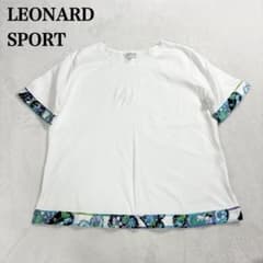 LEONARD SPORT 半袖 カットソー 花柄トリムライン 42 - メルカリ