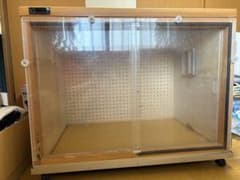 犬防音室 木製犬用ケージ 換気ユニット付き(犬小屋制作工房K)夜泣き 犬防音室 木製犬用ケージ 換気ユニット付き(犬小屋制作工房K)夜泣き