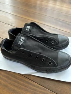 CONVERSE コンバース スリッポン ALLSTAR 黒スニーカー 23cmのサムネイル