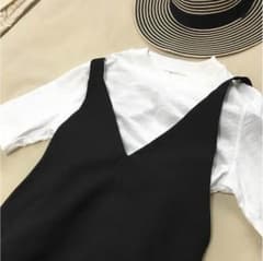 ゆぅ様専用♡UNIQLO スラブハイネックＴ Msizeのサムネイル