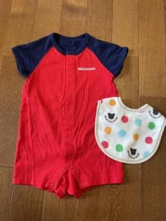 ミキハウス ロゴ ロンパースのサムネイル