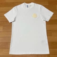 極美品〕モンクレール デカワッペン 白 Tシャツ XS 国内正規品 5S319 