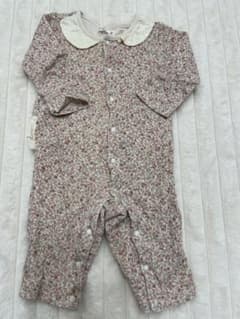 バースデイ　花柄ロンパース フリル付きのサムネイル