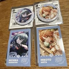 MOIW 2025 シーズ 緋田美琴 七草にちか 缶バッジ チェキ風カード