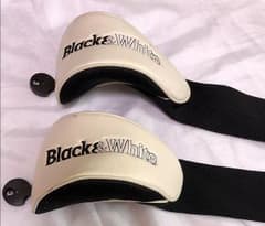 ブラック&ホワイト ゴルフ用品 FWヘッドカバーのサムネイル