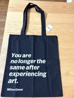 MoMA Milton Glaser トートバッグ 黒　新品のサムネイル