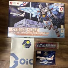 大阪万博　JAL特別仕様ガンプラ　JALフライトタグ　おまけ　パンフレット 大阪万博 JAL特別仕様ガンプラ JALフライトタグ おまけ