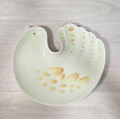 鳥型 陶器 皿 プレートのサムネイル