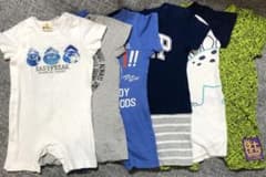 【まとめ売り】ブランド ロンパース80 6枚セットのサムネイル