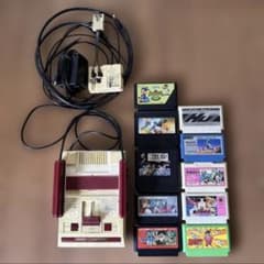 Nintendo 任天堂 ファミコン 本体 カセット ソフト 10本セット - メルカリ