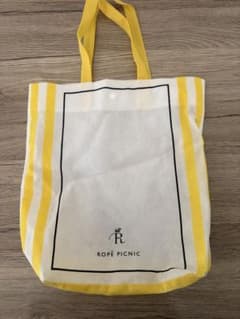 ロペピクニック　ショップ袋　不織布　黄色　白色