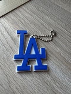 LA Dodgers ドジャース ロゴ キーホルダー MLB野球 バッグチャームのサムネイル