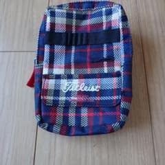 Titleist チェック柄 ポーチ ゴルフ小物入れ - メルカリ