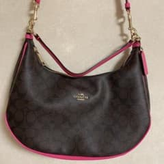 COACH コーチ ショルダーバッグ ショッキングピンクのサムネイル