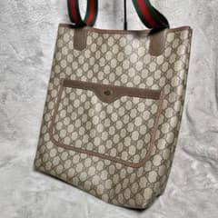 美品 極希少！Gucci シェリーライン トートバッグ オールドグッチ 廃盤