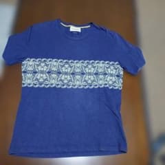 Hub&Spoke 刺繍デザイン Tシャツ フリーサイズ ネイビー