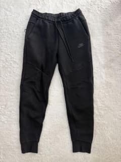 【美品】NIKE テックフリース ジョガーパンツ ブラック　Lのサムネイル
