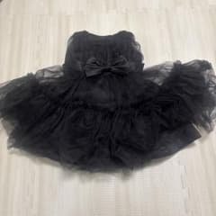 黒いチュールスカート フリル付きのサムネイル