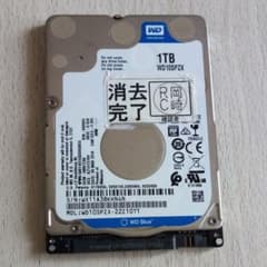 WD ハードディスク　1TB　2.5インチのサムネイル