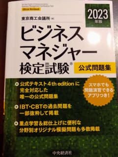 ビジネスマネジャー検定試験公式問題集 2023年版のサムネイル