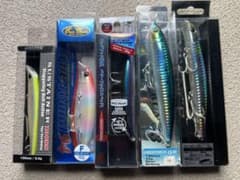 シーバスや回遊魚用ミノー・プラグ 5点セット - メルカリ