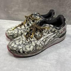 凵　アシックス スニーカー ゲルライト3 asics 27cm 総柄