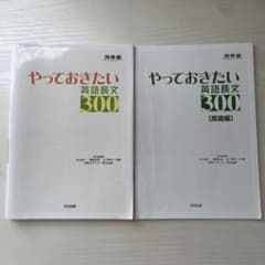 やっておきたい英語長文300【問題編・解答編】のサムネイル