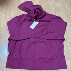 新品　赤 フルジップパーカー M