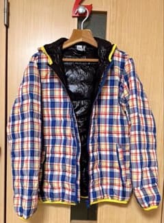 【CHUMS】ダウンジャケット・メンズS♣︎チェック柄♣︎女性も着られますのサムネイル