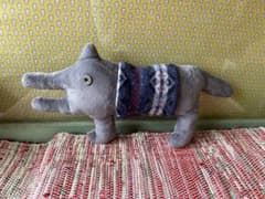 ハンドメイド ぬいぐるみ オオカミ 腹巻き隊のサムネイル