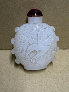 「L271」長期保管品 中国古作 白玉鳥紋鼻煙壷 L271」長期保管品 中国古作 白玉鳥紋鼻煙壷 - メルカリ
