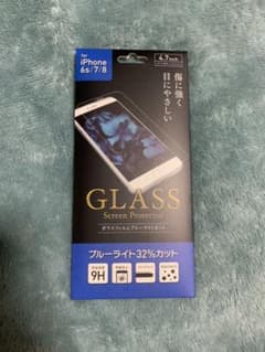 iPhone6s/7/8ブルーライトカットガラスフィルムのサムネイル