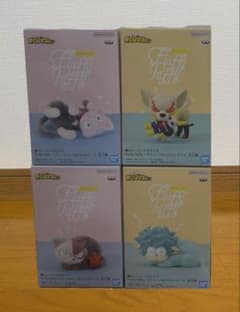 내 영웅 아카데미아 Fluffy Puffy 피규어 4종 세트