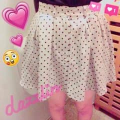 1000円♡dazzlin♡スカート♡ドッド柄のサムネイル