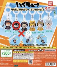 ハイキュー!! めじるしアクセサリー アニマル ver.1 影山飛雄2個セットのサムネイル