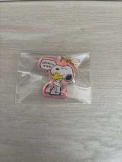 스누피 아크릴 키 체인 PEANUTS 우드 스톡