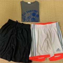 adidas・IGNIOショートパンツ　サッカー練習着 ジュニア130のサムネイル