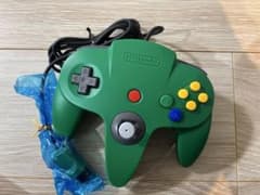 Nintendo 64 純正コントローラーブロス（グリーン）　　ジャンク品のサムネイル