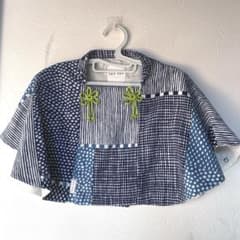 ソウソウSOU・SOU わらべぎ　いせもめん ポンチョ70~100cm