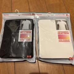 UNIQLO ヒートテック クルーネックT 半袖 2枚セット XLのサムネイル